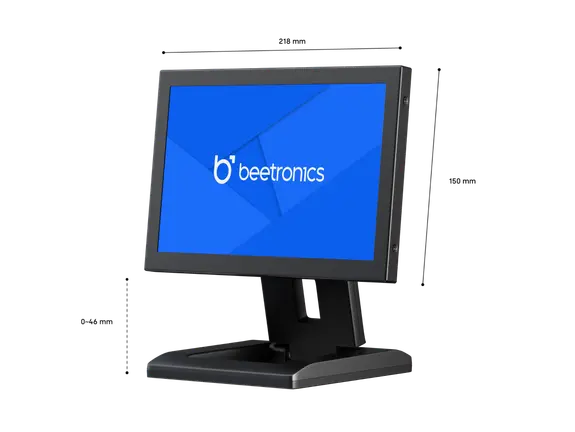 9 Zoll Monitor Metall