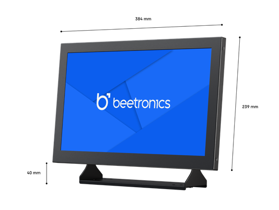 15 Zoll Monitor Metall
