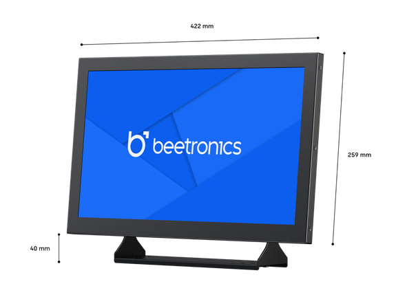 17 Zoll Monitor Metall
