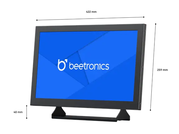 17 Zoll Monitor Metall