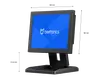 8 Zoll Monitor Metall (4:3)