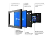7 Zoll Monitor Metall