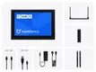 7 Zoll Touchscreen Metall