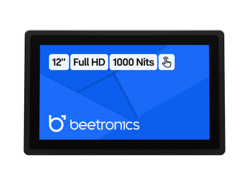 12 Zoll Touchscreen Metall (High-Brightness)