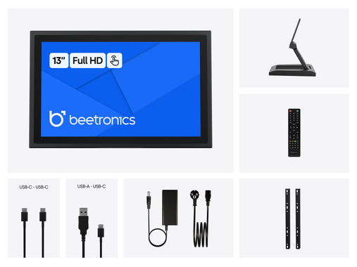 13 Zoll Touchscreen Metall