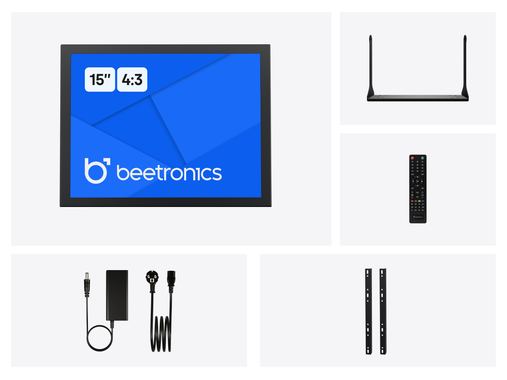 17 Zoll Monitor Metall (5:4)