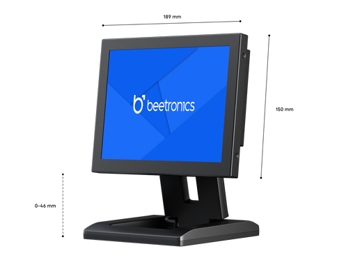 8 Zoll Monitor Metall (4:3)