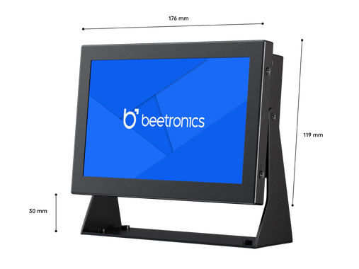 7 Zoll Monitor Metall