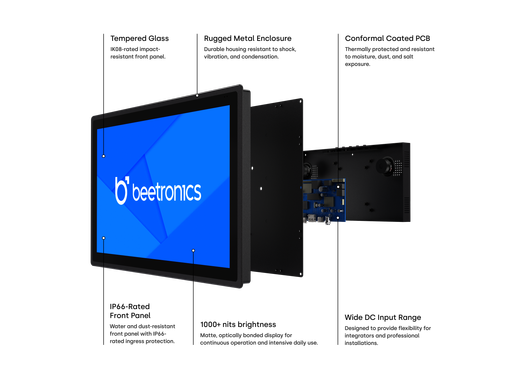 27 Zoll Touchscreen Metall (High-Brightness)