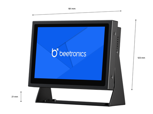 7 Zoll Touchscreen Metall