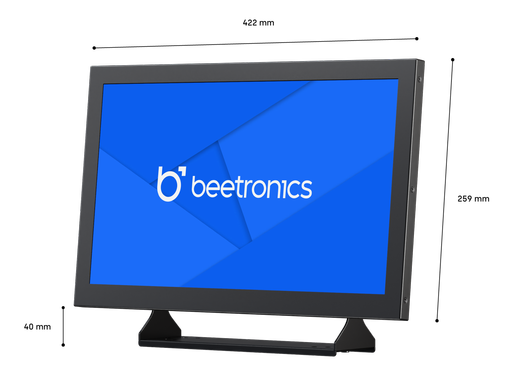 17 Zoll Monitor Metall
