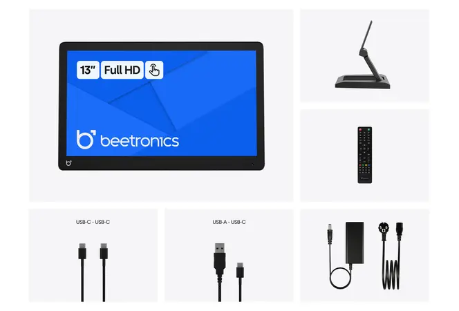 13 Zoll Touchscreen