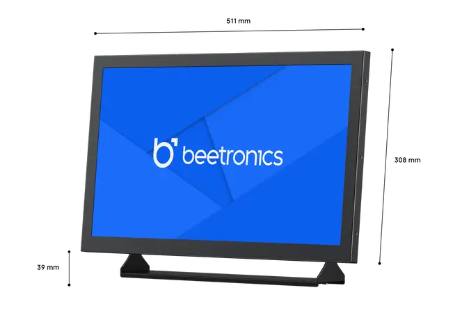 22 Zoll Monitor Metall