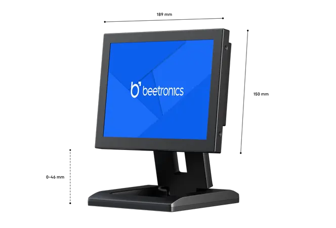 8 Zoll Monitor Metall (4:3)